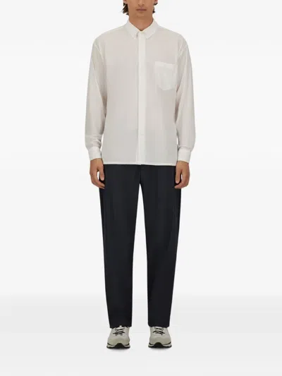 Herno Drawstring Pleated Trousers In Blue