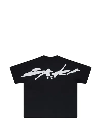 Sp5der Spider-print T-shirt In Black