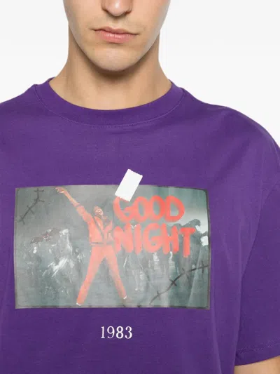 Throwback Graphic-print T-shirt In Blue