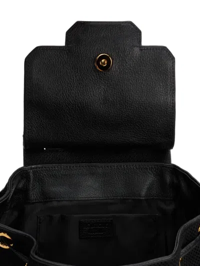 Moschino Striped Backpack In Blue