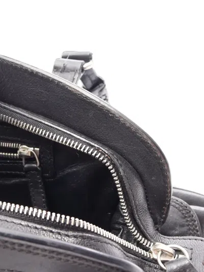 Pre-owned Dior 2000s My  Frame Shoulder Bag In Black