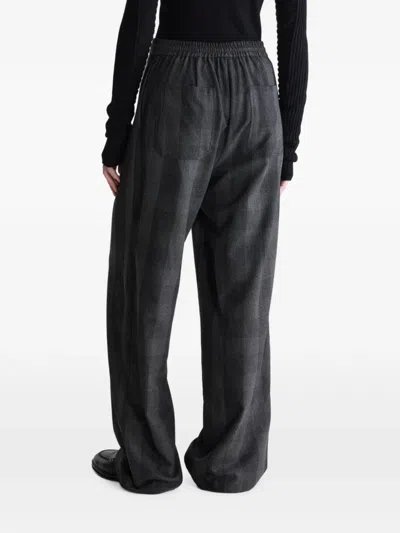 Bellerose Solene Check-pattern Trousers In Blue