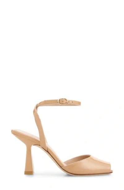 Stuart Weitzman Val Ankle Strap Sandal In Neutral