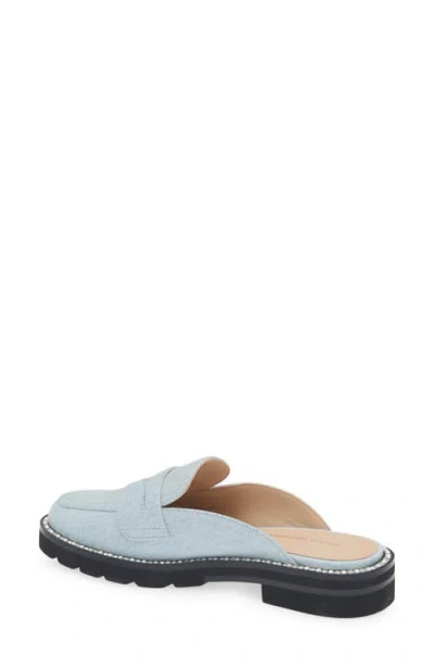 Stuart Weitzman Monty Mule In Blue