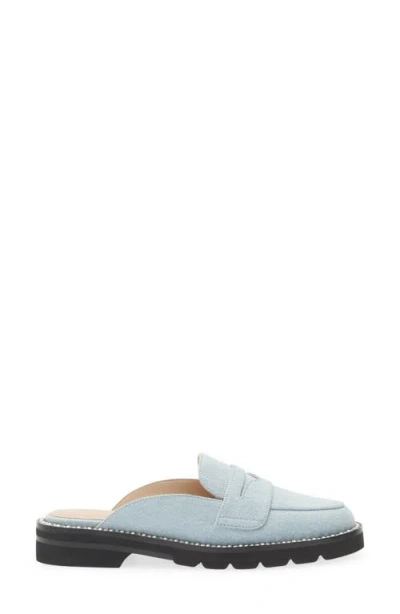 Stuart Weitzman Monty Mule In Blue