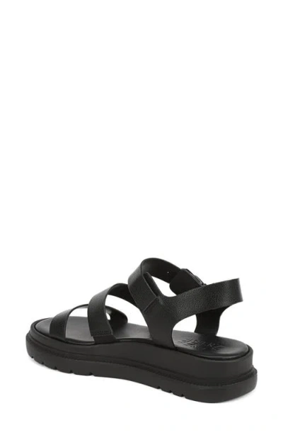Naturalizer Avenue Ankle Strap Platform Sandal In Black