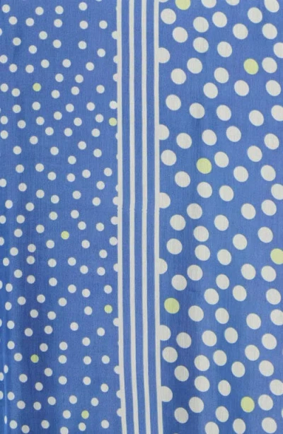Bcbgeneration Polka Dot Scarf In Blue
