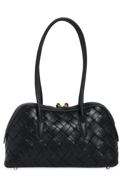 Moda Luxe Woven Shoulder Bag In Pattern
