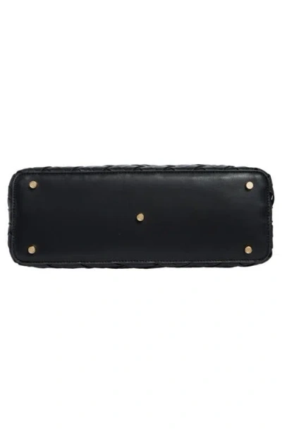 Moda Luxe Woven Shoulder Bag In Pattern