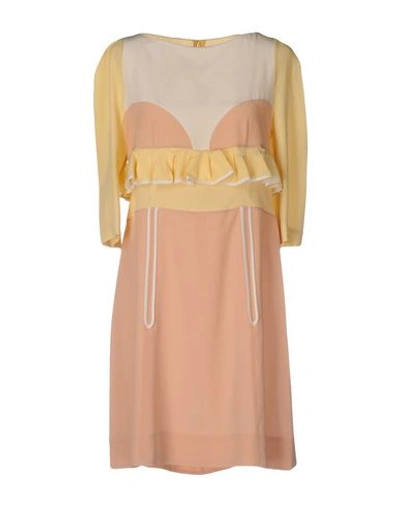 Marni Short Dress In Pale Pink