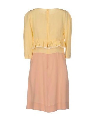 Shop Marni Short Dress In Pale Pink