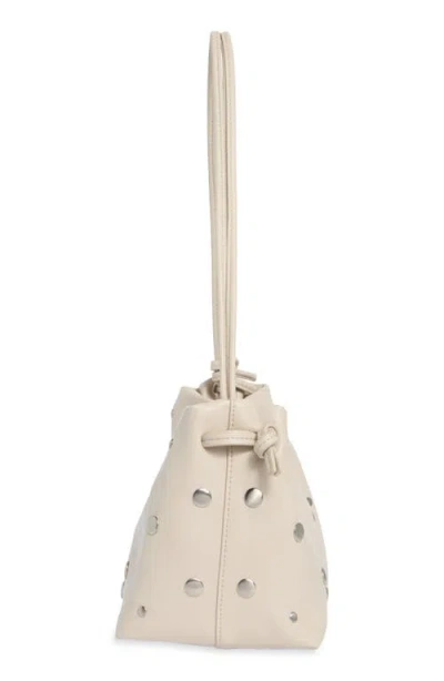 Bcbg Studded Drawstring Faux Leather Shoulder Bag In Pattern