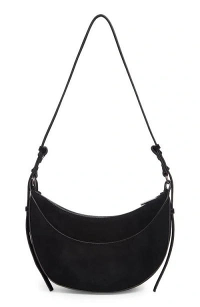 Bcbg Convertible Crescent Shoulder Bag In Black