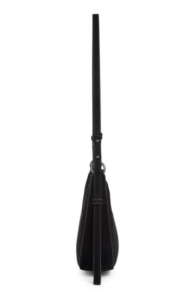 Bcbg Convertible Crescent Shoulder Bag In Black