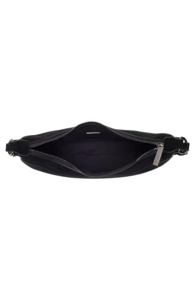 Bcbg Convertible Crescent Shoulder Bag In Black
