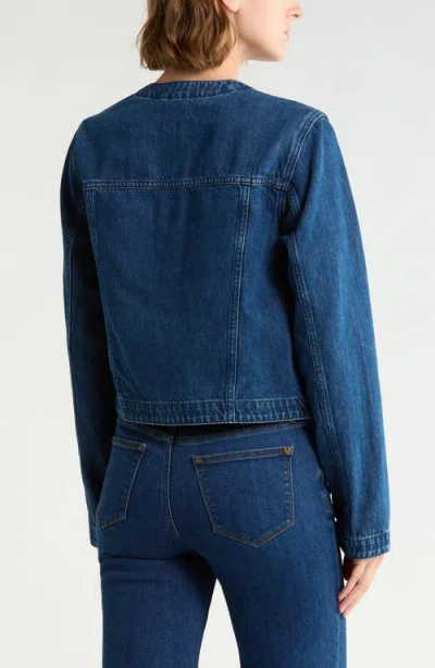 Rag & Bone Dora Denim Jacket In Blue
