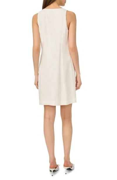 Halogen ® Shell Button Front A-line Dress In White