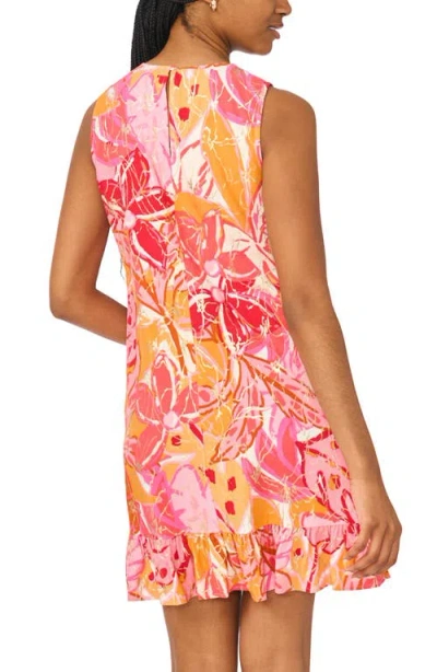 Halogen ® Printed Ruffled A-line Dress In Multi