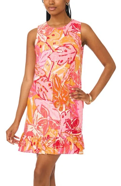 Halogen ® Printed Ruffled A-line Dress In Multi