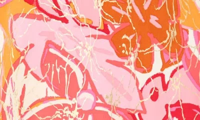 Halogen ® Printed Ruffled A-line Dress In Multi