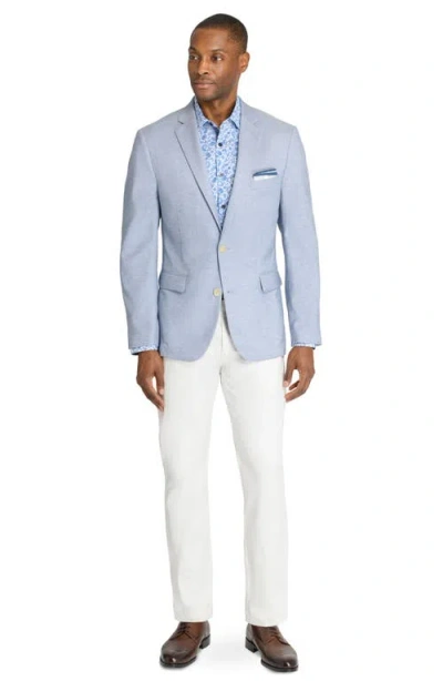 Construct Lino Two-button Sport Coat In Blue