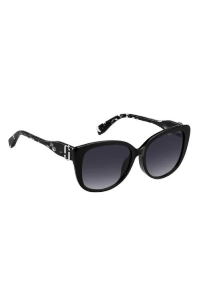 Marc Jacobs 57mm Gradient Cat Eye Sunglasses In Neutral