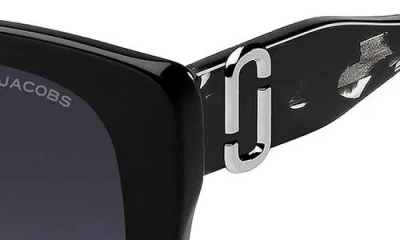 Marc Jacobs 57mm Gradient Cat Eye Sunglasses In Neutral