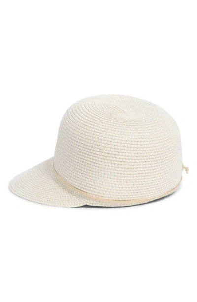 Nine West Straw Framer Hat In Pattern