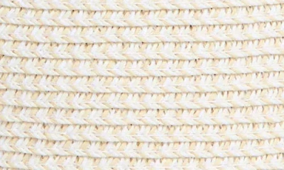 Nine West Straw Framer Hat In Pattern