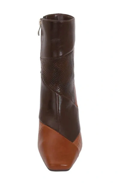 Ninety Union Leah Block Heel Bootie In Multi