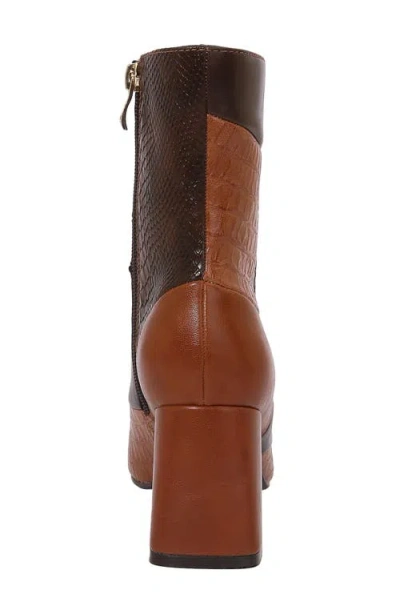 Ninety Union Leah Block Heel Bootie In Multi