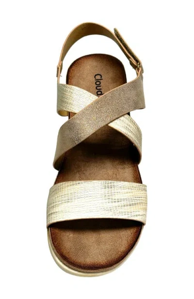 Ninety Union Panama Slingback Wedge Sandal In Multi