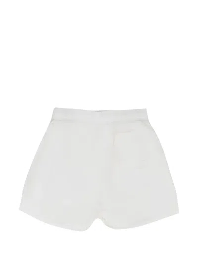 Sp5der Double-layer Shorts In White
