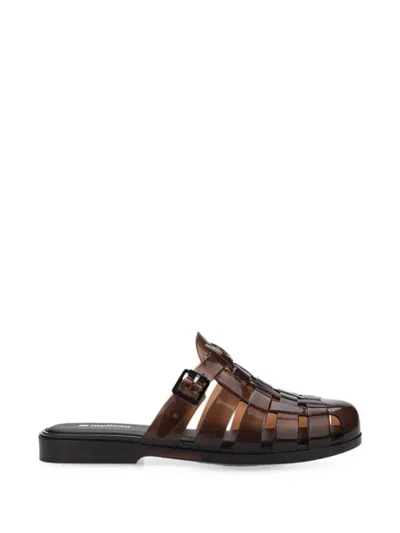 Melissa Possession Flat Mules In Brown