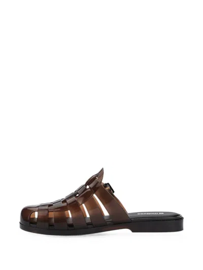 Melissa Possession Flat Mules In Brown