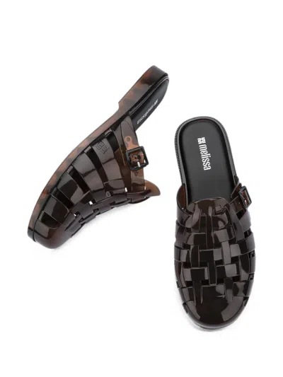 Melissa Possession Flat Mules In Brown