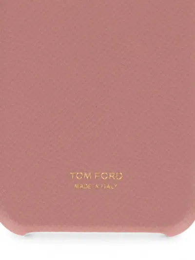 Tom Ford Logo-print Iphone Case In Pink