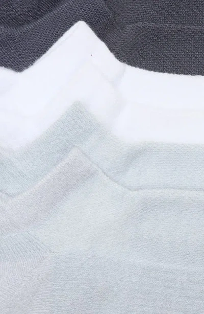 Zella 3-pack Tab Ankle Socks In Gray