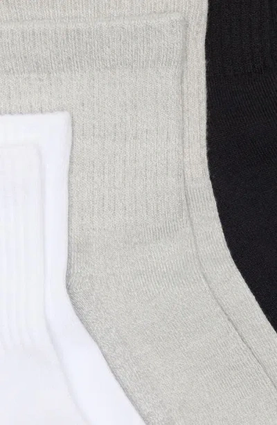 Zella Assorted 3-pack Half Crew Socks In Multi