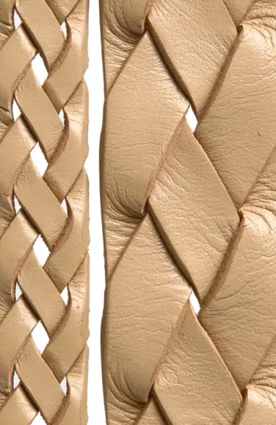 Nordstrom Double Braid Leather Belt In Brown