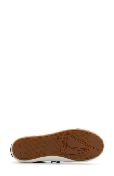 Sperry Pier Wave Low Top Sneaker In Black