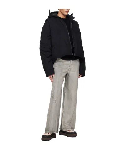 Heliot Emil Basalt Belt Loop Jeans In Gray