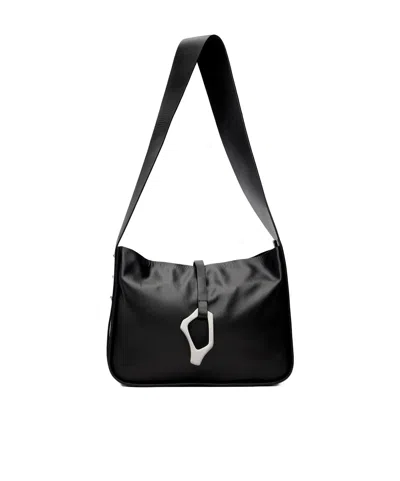 Heliot Emil Confluence Adjustable Shoulder Strap Shoulder Bag In Black