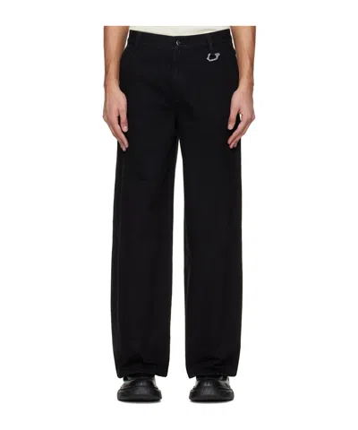 Heliot Emil Basalt Belt Loop Jeans In Black