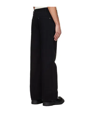Heliot Emil Basalt Belt Loop Jeans In Black
