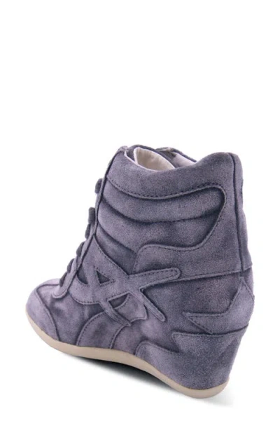 Ash Boradia Wedge Sneaker In Blue