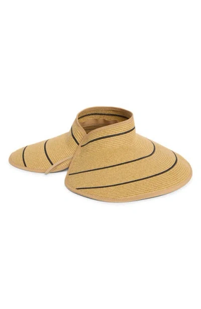 L*space Lspace Jess Packable Straw Sun Hat In Gold