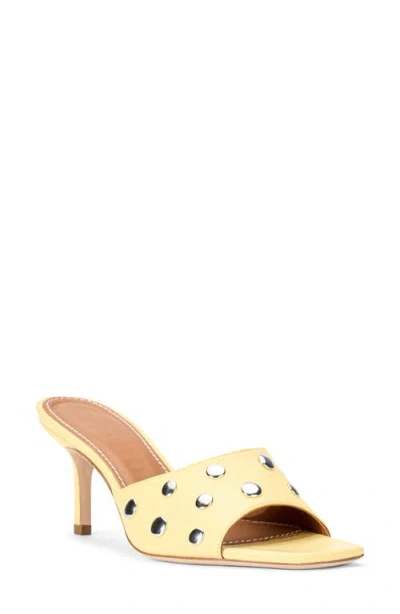 Staud Bea Mules Butter Studs In Yellow