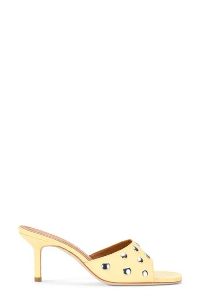 Staud Bea Mules Butter Studs In Yellow