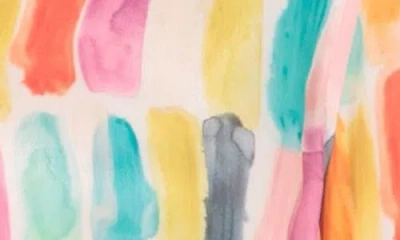 Apny Print Button-up Shirt In Multi